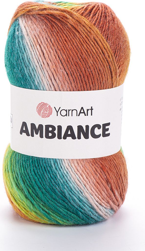 Yarnart Ambiance 152 - Mehrfarbige Wolle/Acrylmischung 250m/100g, ideal f. Winterprojekte