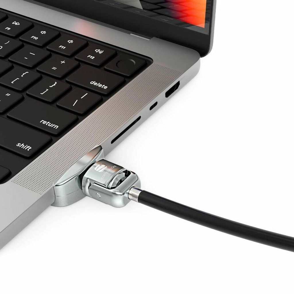 Compulocks Ledge Lock Adapter for MacBook Pro 16" M1, M2 & M3 with Keyed Cable Lock - Sicherheitsschlossadapter - mit Schließzylinder - für Apple...