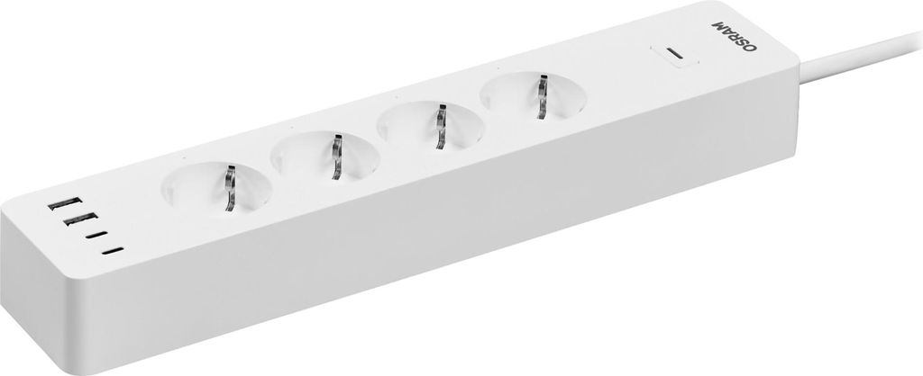 Osram Steckdosenleiste 4-fach SMART+ WiFi Multipower Socket EU Weiß