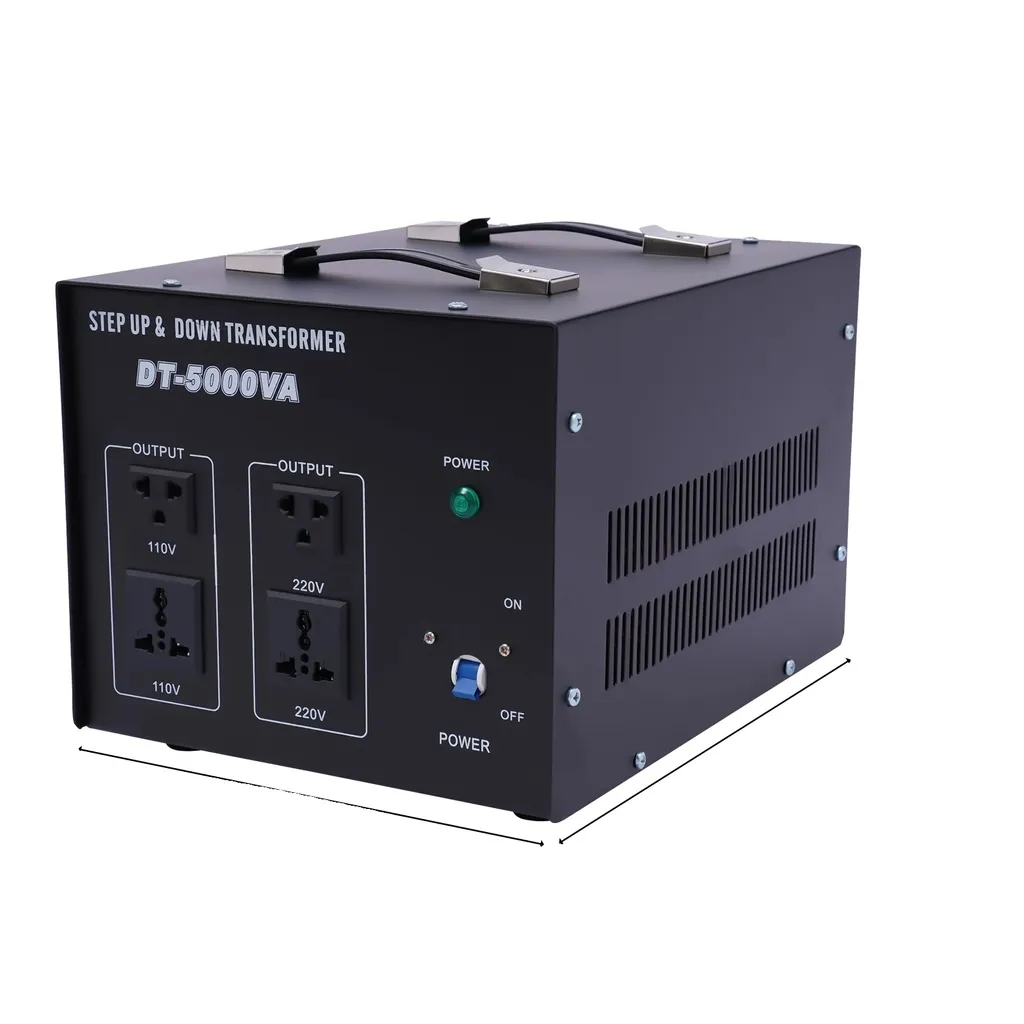 Transformateur de tension pour appareils US 110V vers 220V noir 5000W