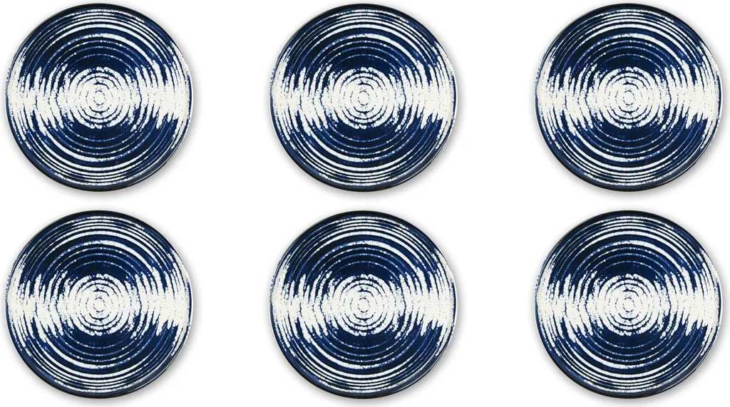 Excelsa Ermes Set 6 Piatti Ceramica 33cm - Porta il Colore in Tavola