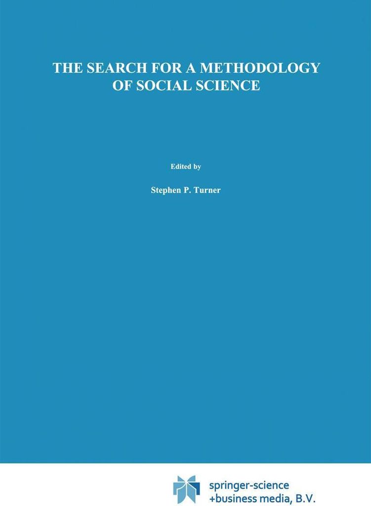 The Search for a Methodology of Social Science