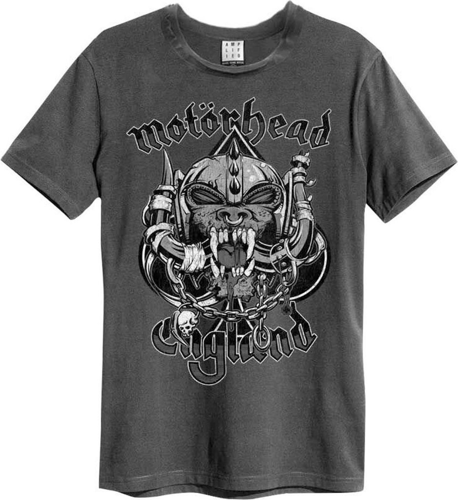 Amplified - "Snaggletooth Crest" T-Shirt für Herren/Damen Uni GD135 (XS) (Anthrazit)