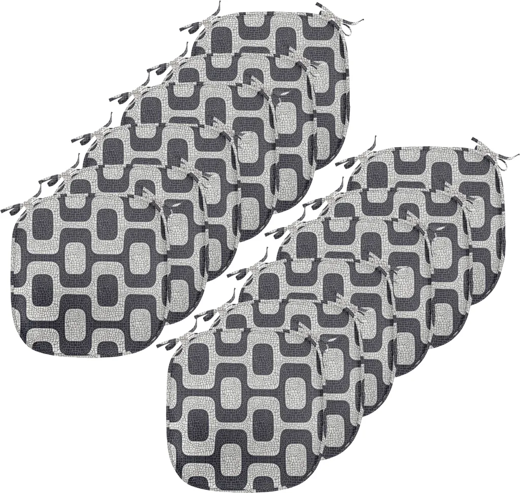 Coussins pour Chaises de Cuisine Imperméables 40x40cm Design Moderne