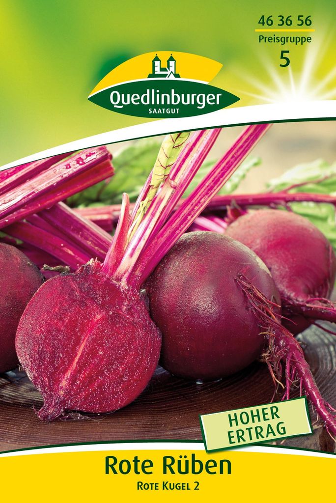 Rote Rüben Rote Kugel (30 g) | Rübensamen von Quedlinburger Produktbild 
