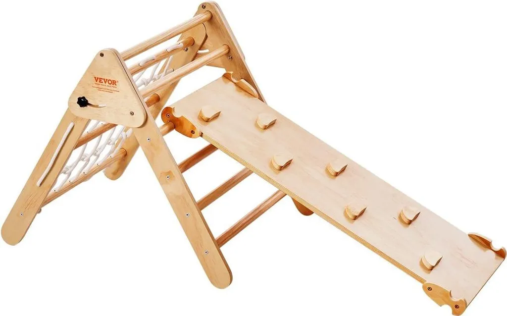 Parcours motricité Montessori 1-3 ans : escalade et toboggan de salon