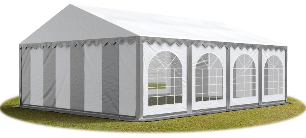 TOOLPORT Hochwertiges Zelt Partyzelt Festzelt 5x8 m PVC Produktbild 