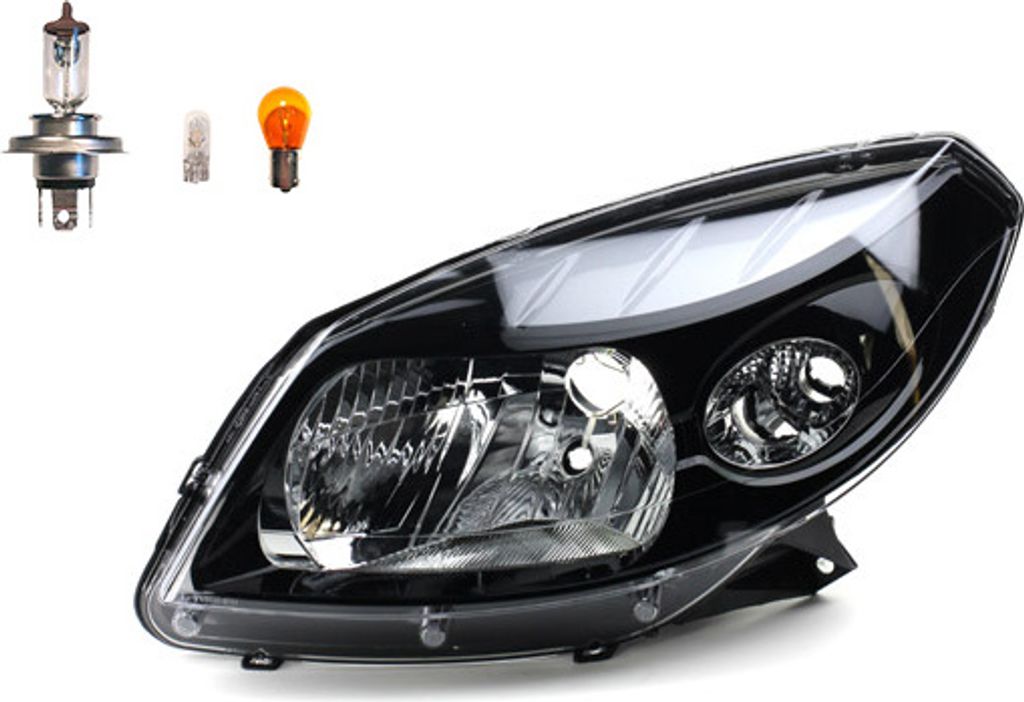 Johns, Scheinwerfer Halogen Front passend für Dacia Sandero 06/2008- Links Leuchtmittel 260602914R 8200526423