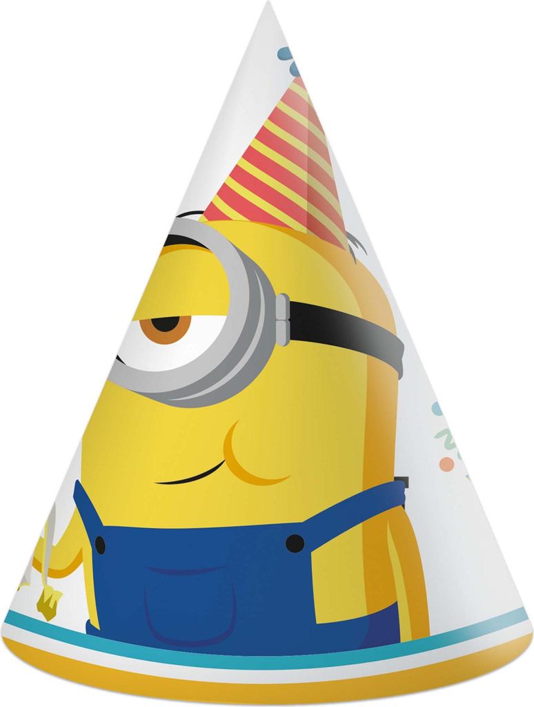 Procos Party-Hüte Minions Rise of KruPapier 6 Stück gelb Produktbild 