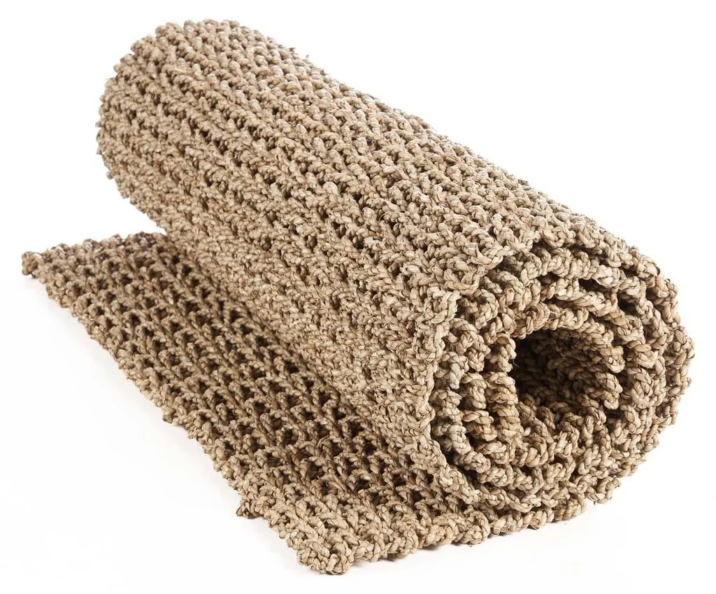 Chemin de table sisal 200x70 cm marron : décorer une table de fête