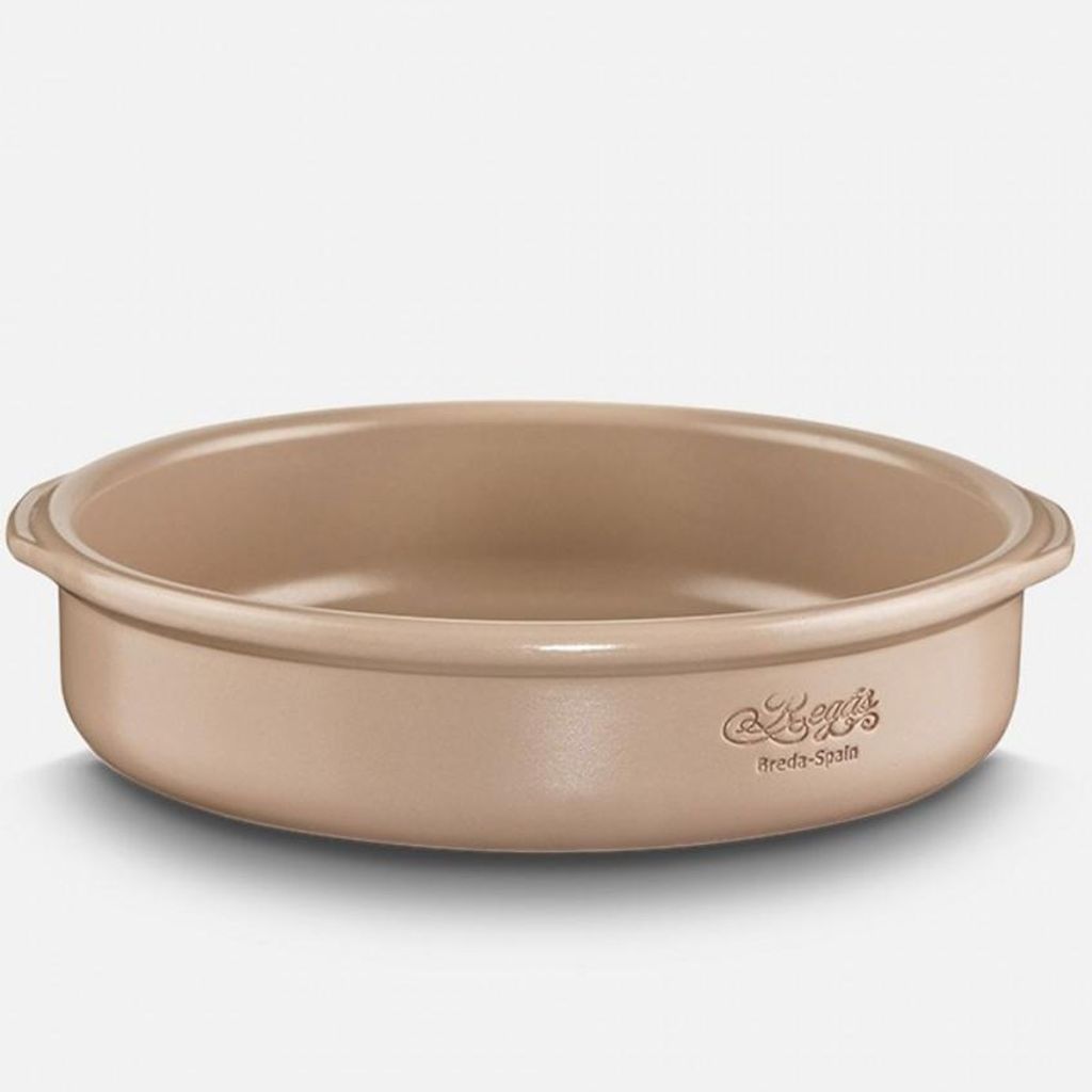 Plat de cuisson Moka crème en pâte à feu - D 32 cm Image du produit 
