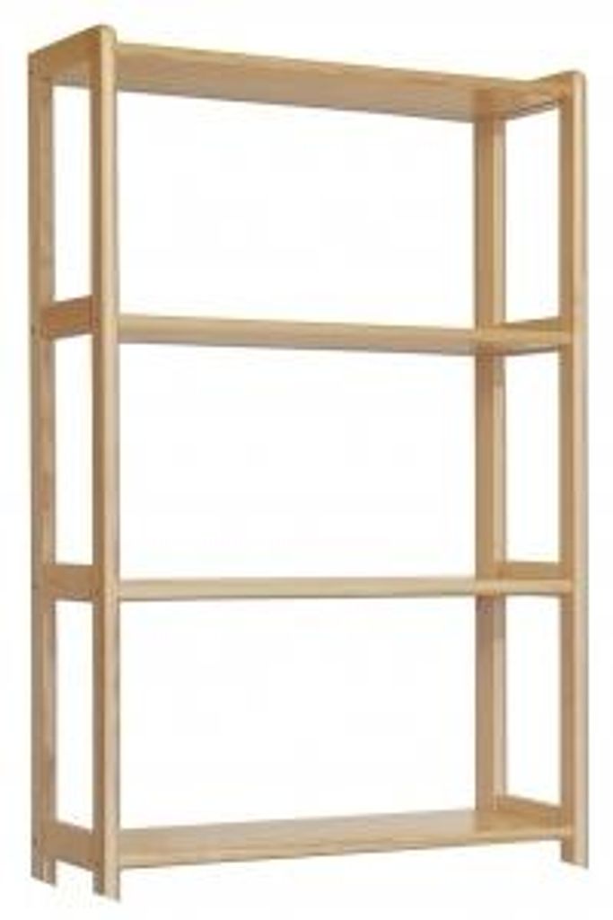 Regal - 80 cm breit, Kiefer Holz-Massiv, Farbe: Natur