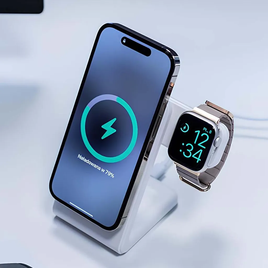 Chargeur sans fil de bureau pour iPhone et Android charge rapide - 13
