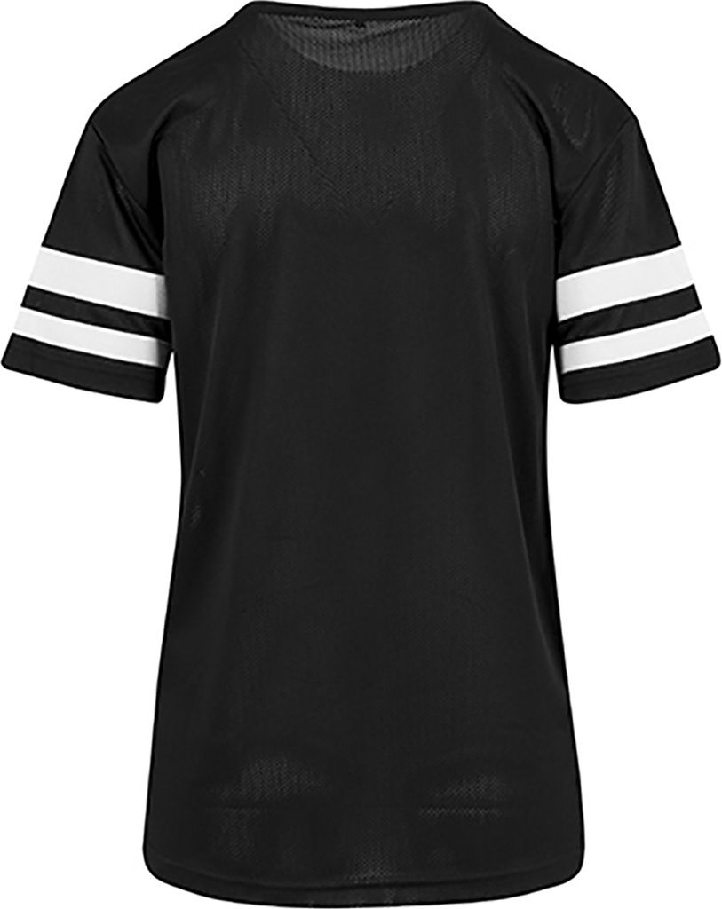 Build Your Brand BY033 | Ladies Mesh Stripe - Farbe: Black/White - Größe: XL