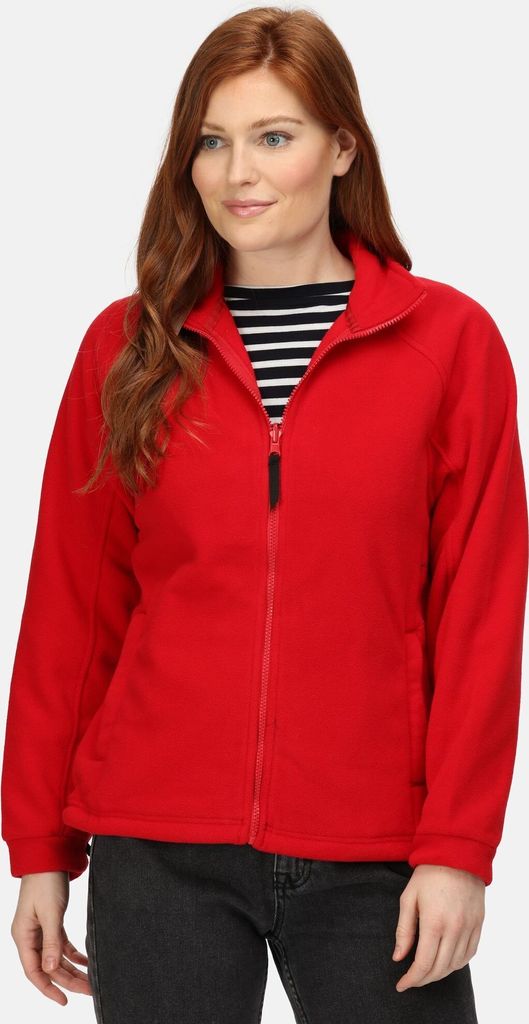 Regatta Damen Thor III Fleece-Jacke RG1488 (34 DE) (Rot) Produktbild 4