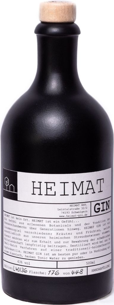 Heimat Dry Gin 500ml 43% Produktbild 