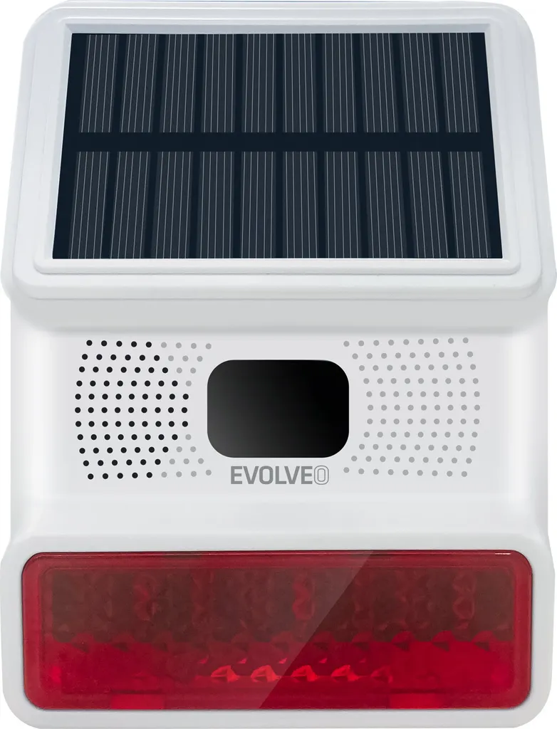 Sirène d'alarme extérieure solaire sans fil compatible EVOLVEO SecuPro
