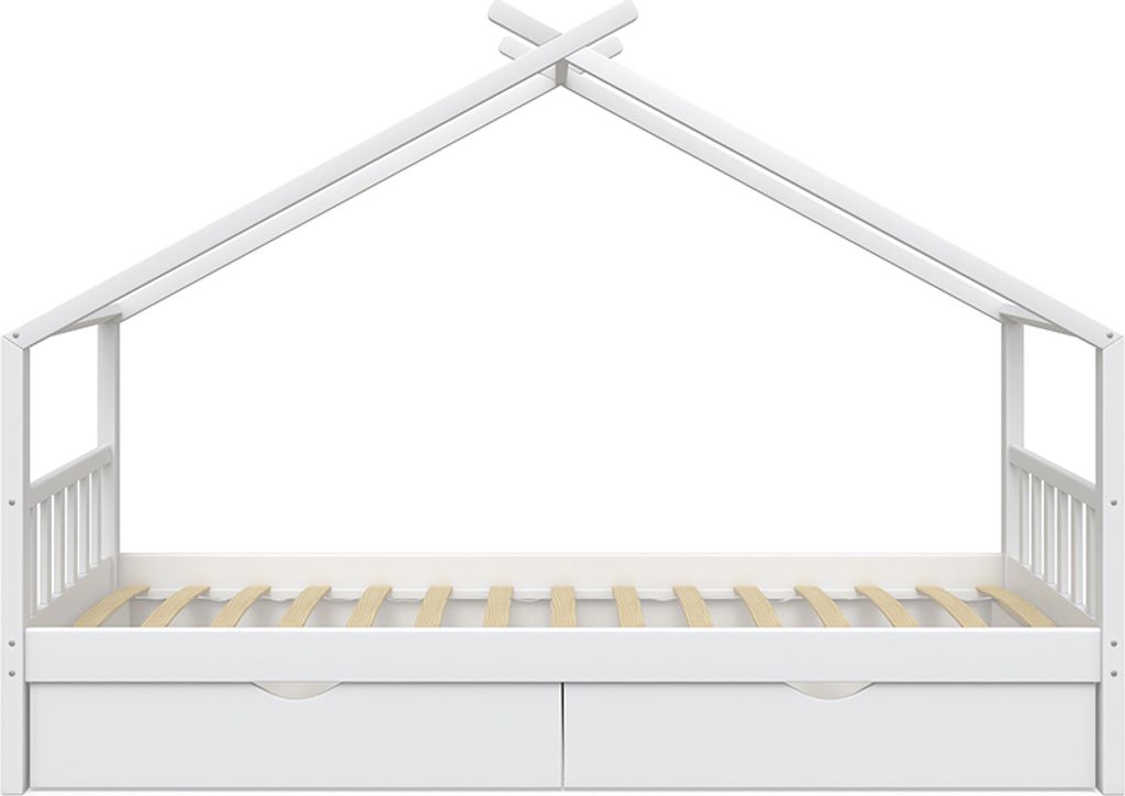 Domečková postel Vitalispa Design Bílá 90x200 cm se 2 Obrázek produktu 