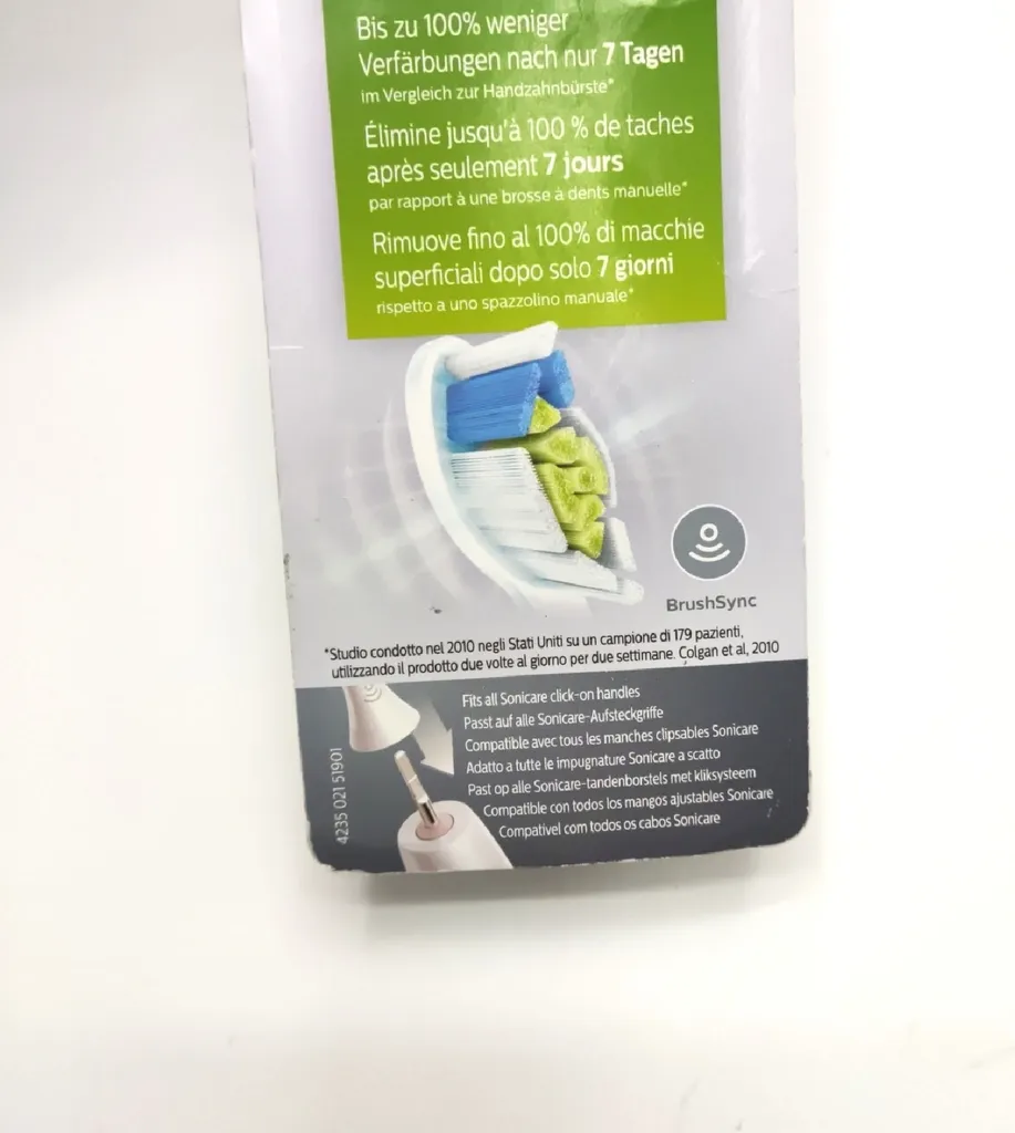 Lot de 4 Têtes de Brosse à Dents Électrique Philips Sonicare HX6064/10 - 22
