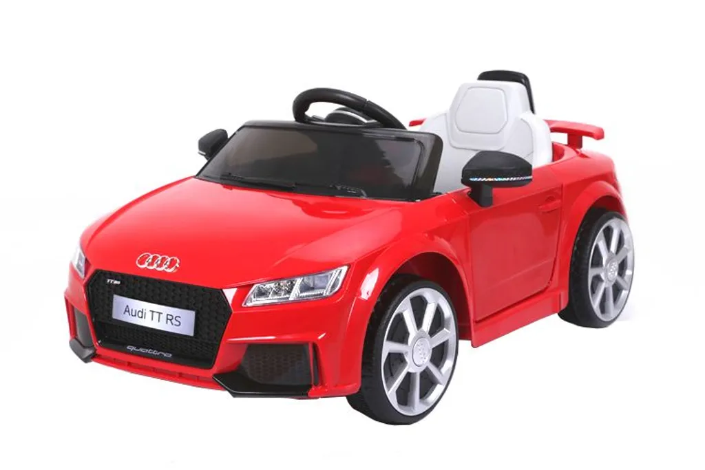 Voiture électrique pour enfants Audi TT RS rouge idéale pour le jardin