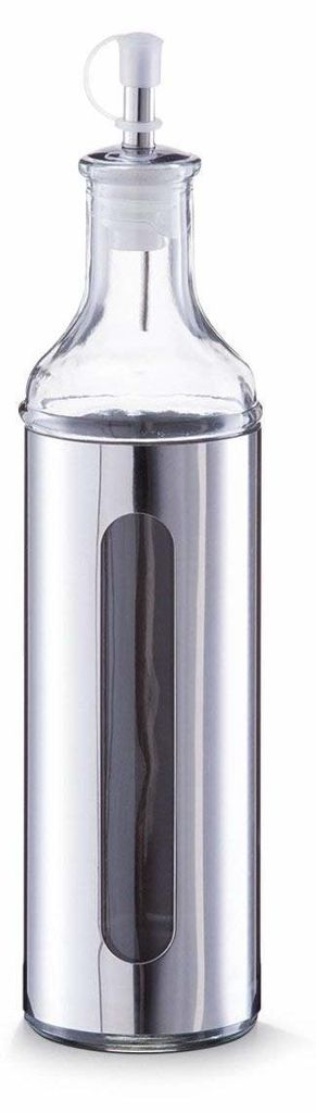 Zeller Essig-/Ölflasche, 500 ml, Glas/Edelstahl  Ø6,5x28 Produktbild 
