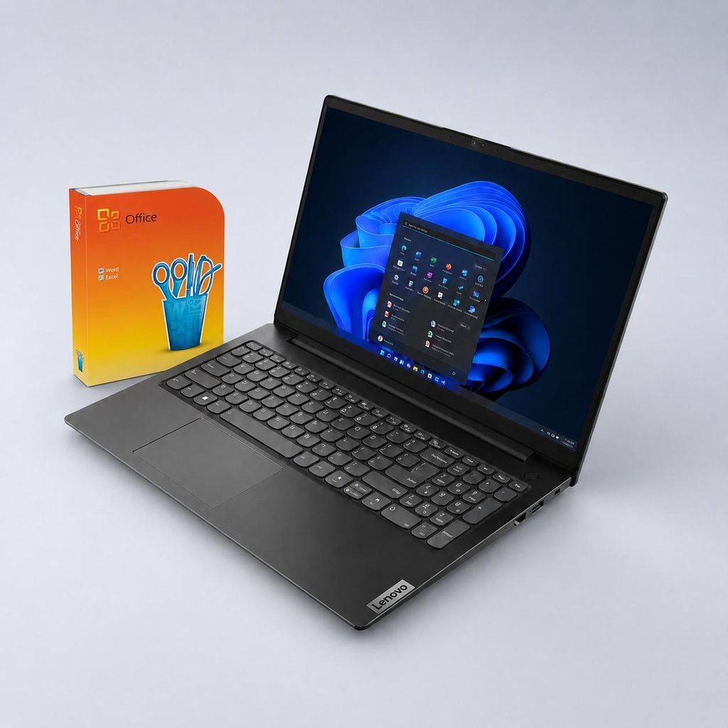 Lenovo V15 G4 Laptop 15,6″ FHD, N6000, 16 GB RAM, 512 GB Produktbild 
