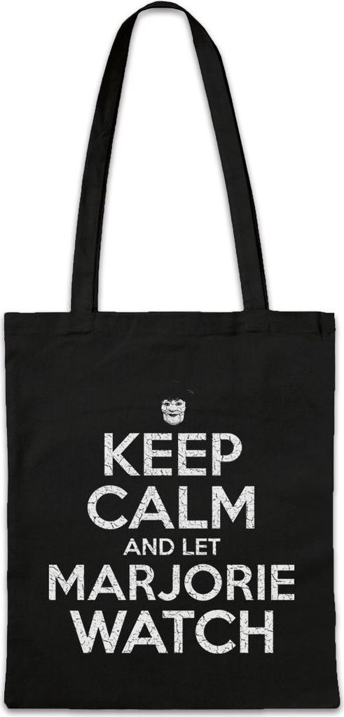 Urban Backwoods Let Marjorie Watch, Stofftasche, Farbe: Schwarz