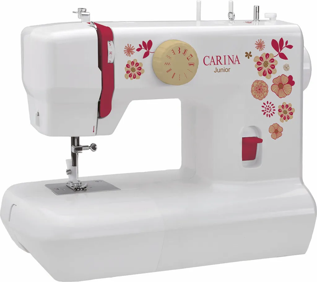 Machine à coudre CARINA 6 programmes de couture et lumière LED intégrée