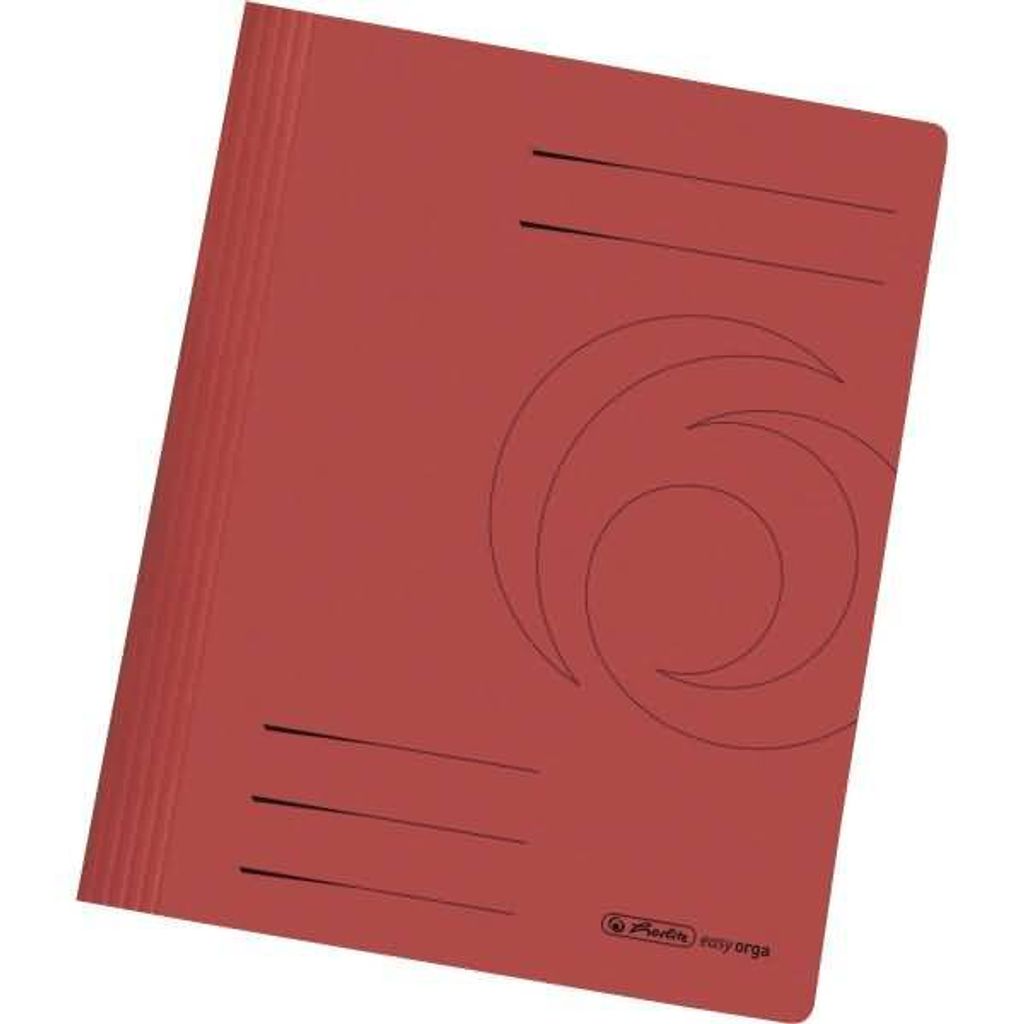 herlitz Schnellhefter easy orga, Manilakarton, rot Zdjęcie produktu 