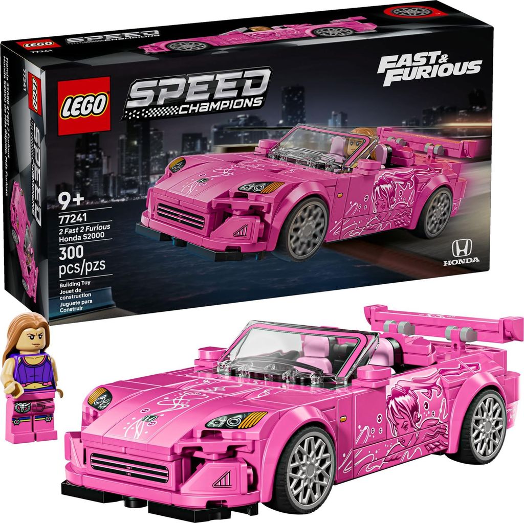 LEGO Speed Champions 2 Fast 2 Furious – Honda S2000 – Roze Productafbeelding 