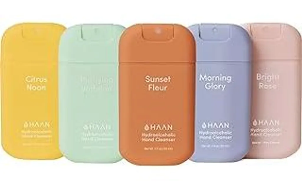Set 5 Igienizzanti Mani HAAN: Formato Travel Spray Aloe Vera