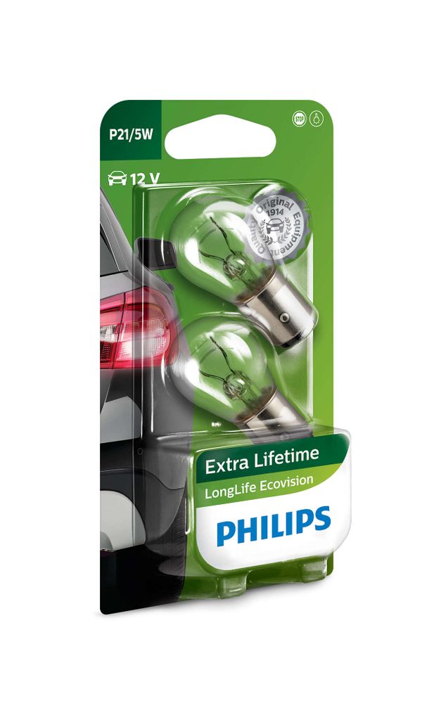 Philips 12499LLECOB2 P21/5W EcoVision 5W 12V blister