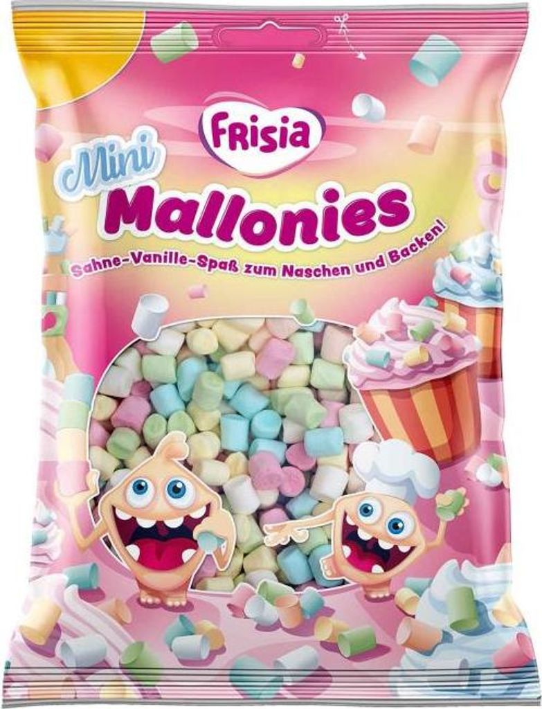 Frisia Mallonies Mini Sahne Vanille Marshmallow 150g