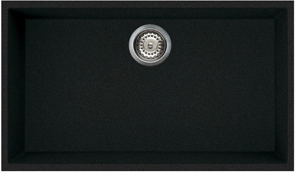 Elleci Quadra 130 G59 Aufsatzwanne Rechteckig Granitek