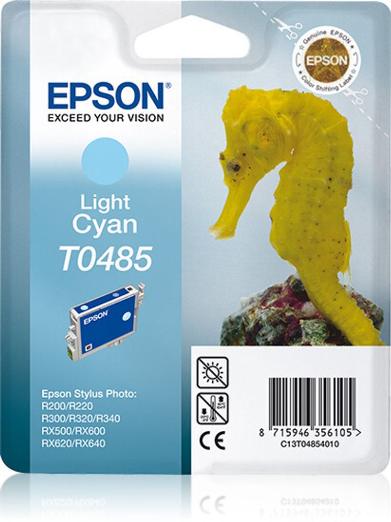 Epson Seahorse T0485 Druckerpatrone 1 Stck(e) Original Helle Cyan