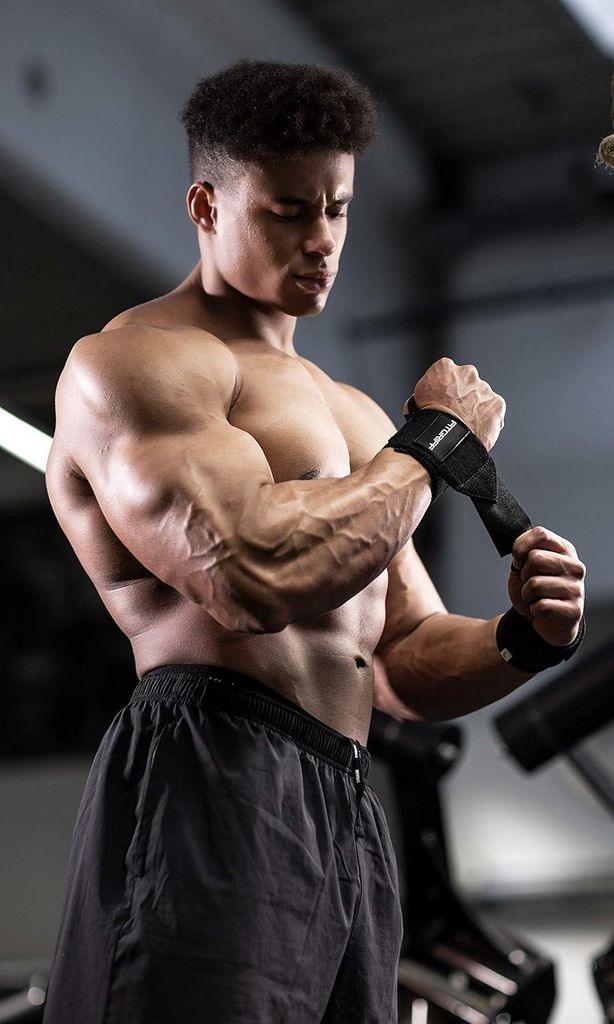 45 cm Handgelenkbandagen - Handgelenkstütze für Fitness, Bodybuilding und Kraftsport