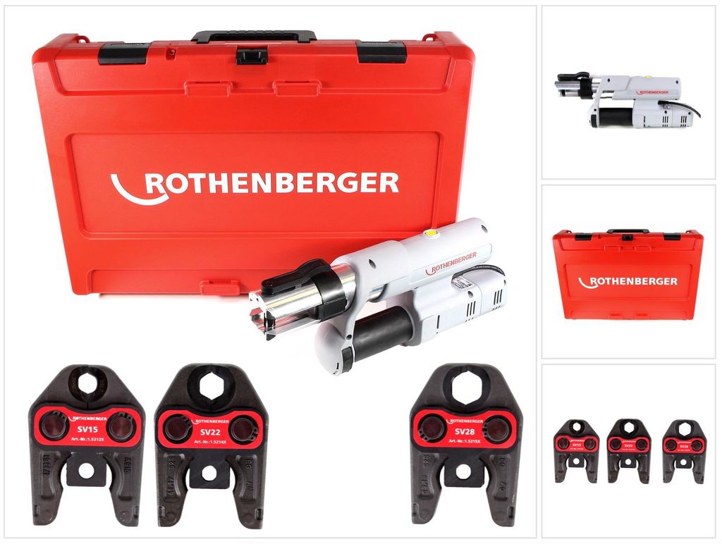 Rothenberger 15740, 390 mm, 630 mm, 100 mm, 14,1 kg, 14,1 Produktbild 