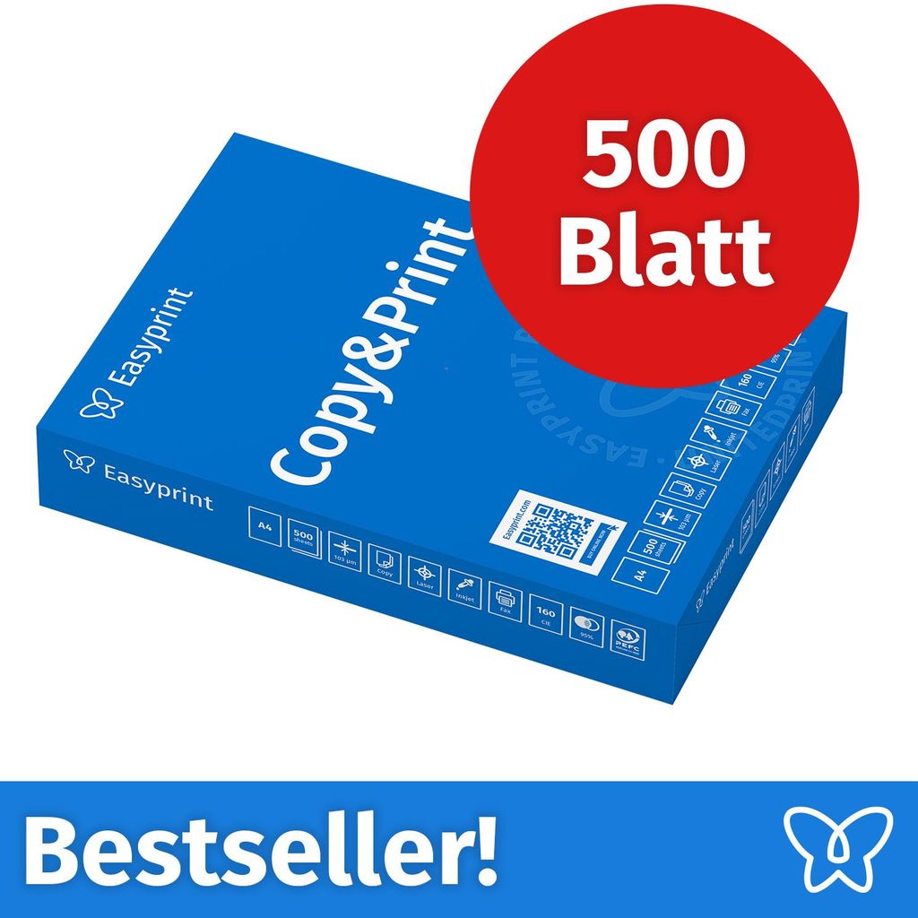 Carta per stampanti Easyprint Carta per copie 500 fogli 1 x Immagine del prodotto 