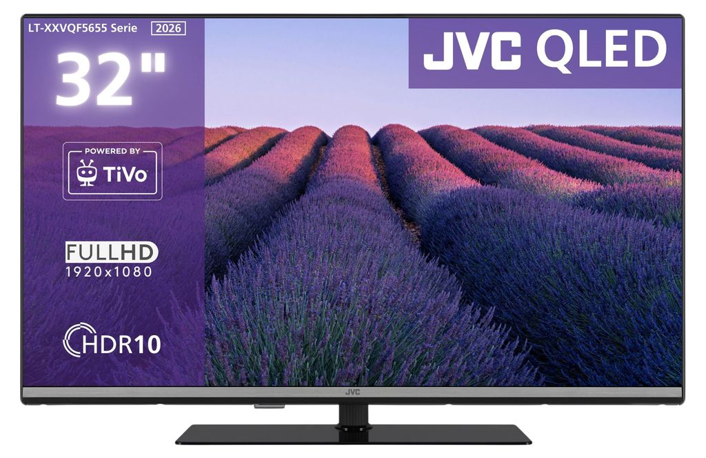 JVC LT-32VQF5655 32 Zoll QLED Smart TV HDR Fernseher mit Produktbild 