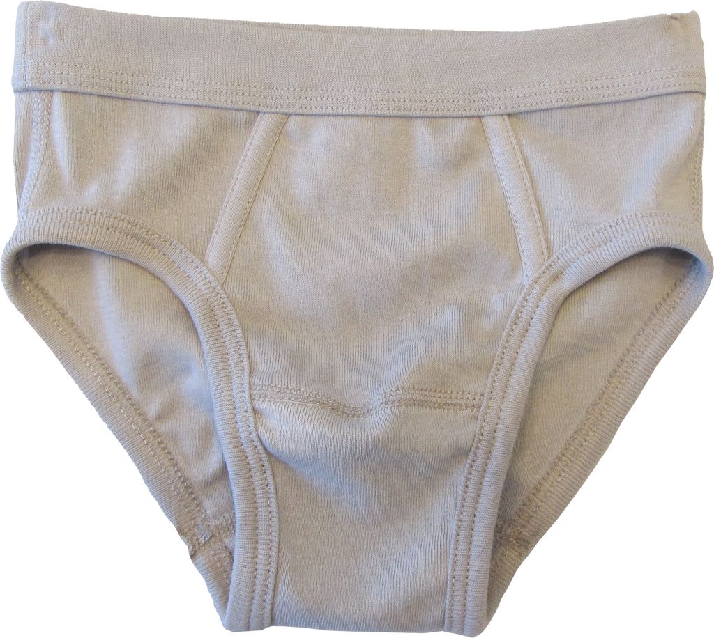 HERMKO 2840 Jungen Slip mit Weichbund aus reiner Baumwolle, Farbe:grau, Größe:164