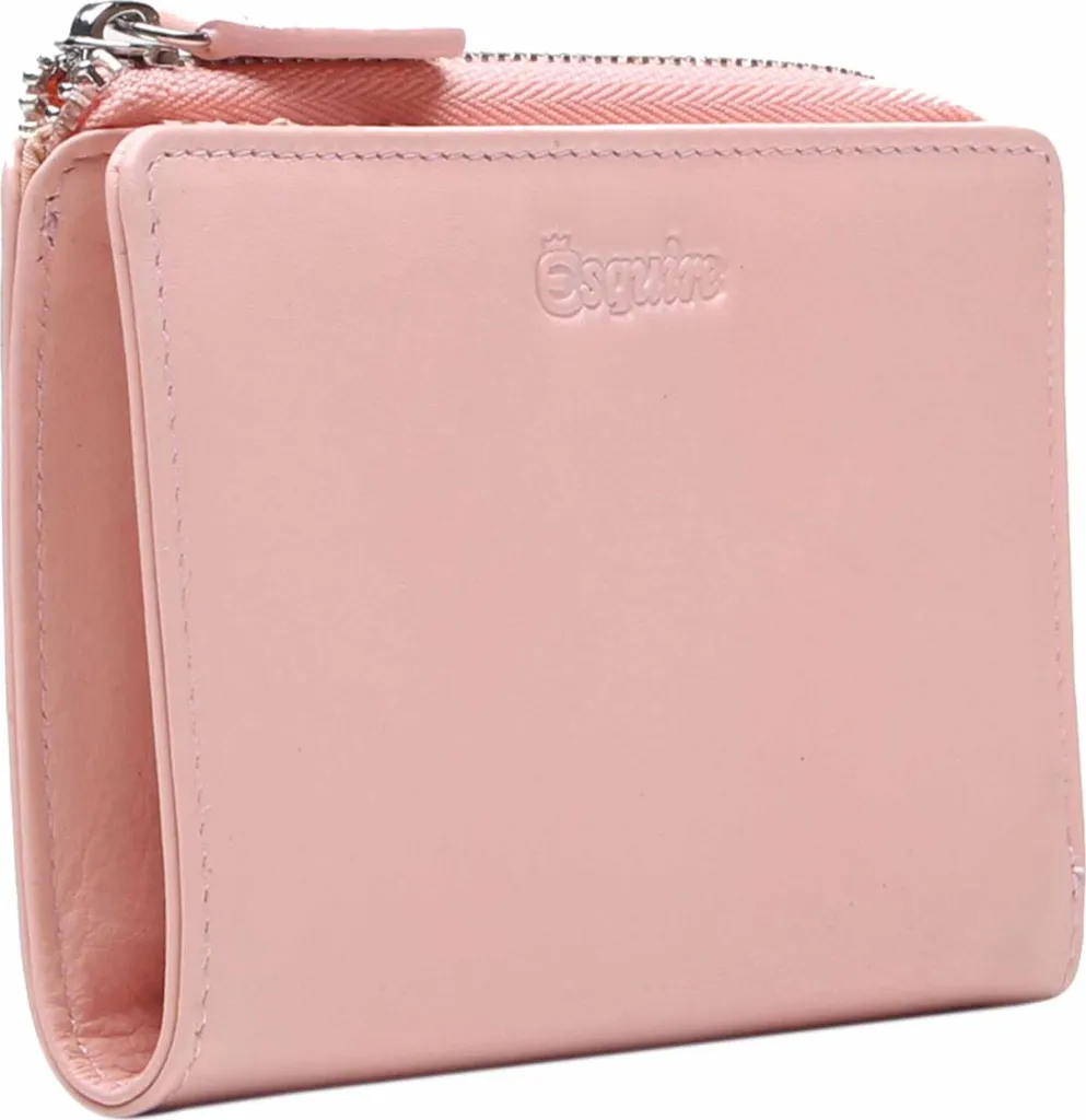 Portafoglio Esquire Viktoria 62 con RFID - Pelle Rosa Albicocca - 4
