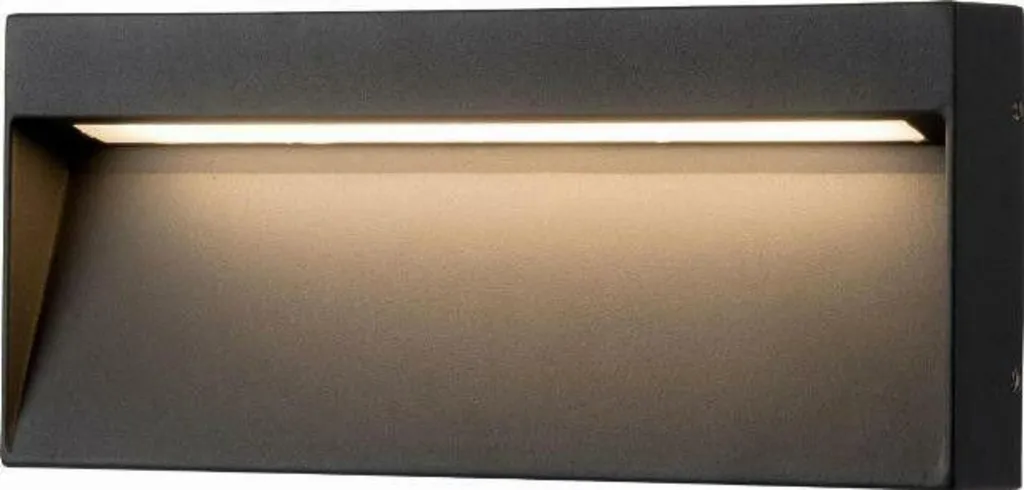 Luminaire Mural Extérieur LED IP54 CASORIA SLIM Anthracite 6W Azzardo