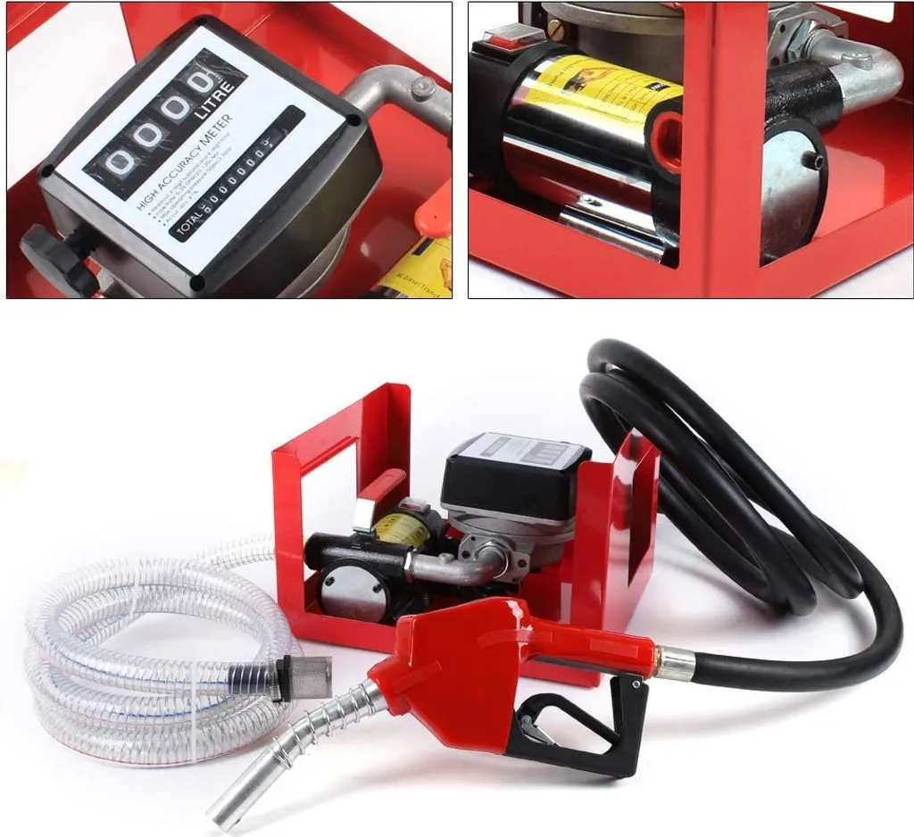 Pompe à gasoil 230V 50l/min avec pistolet automatique et compteur digital