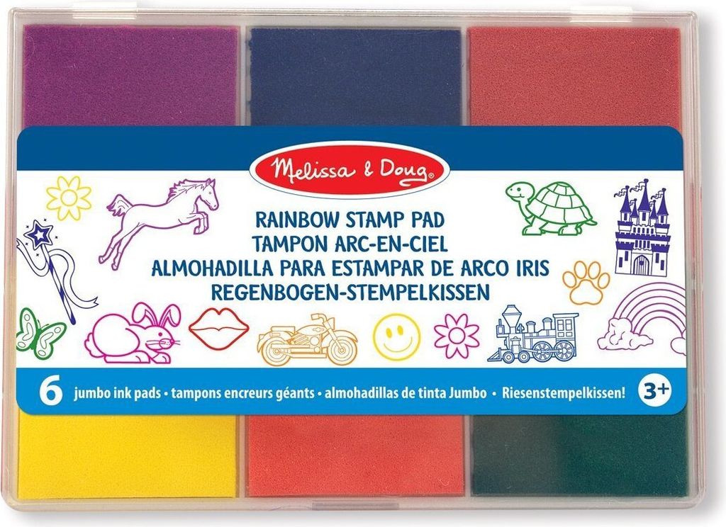 Melissa & Doug Regenbogen-Stempelkissen