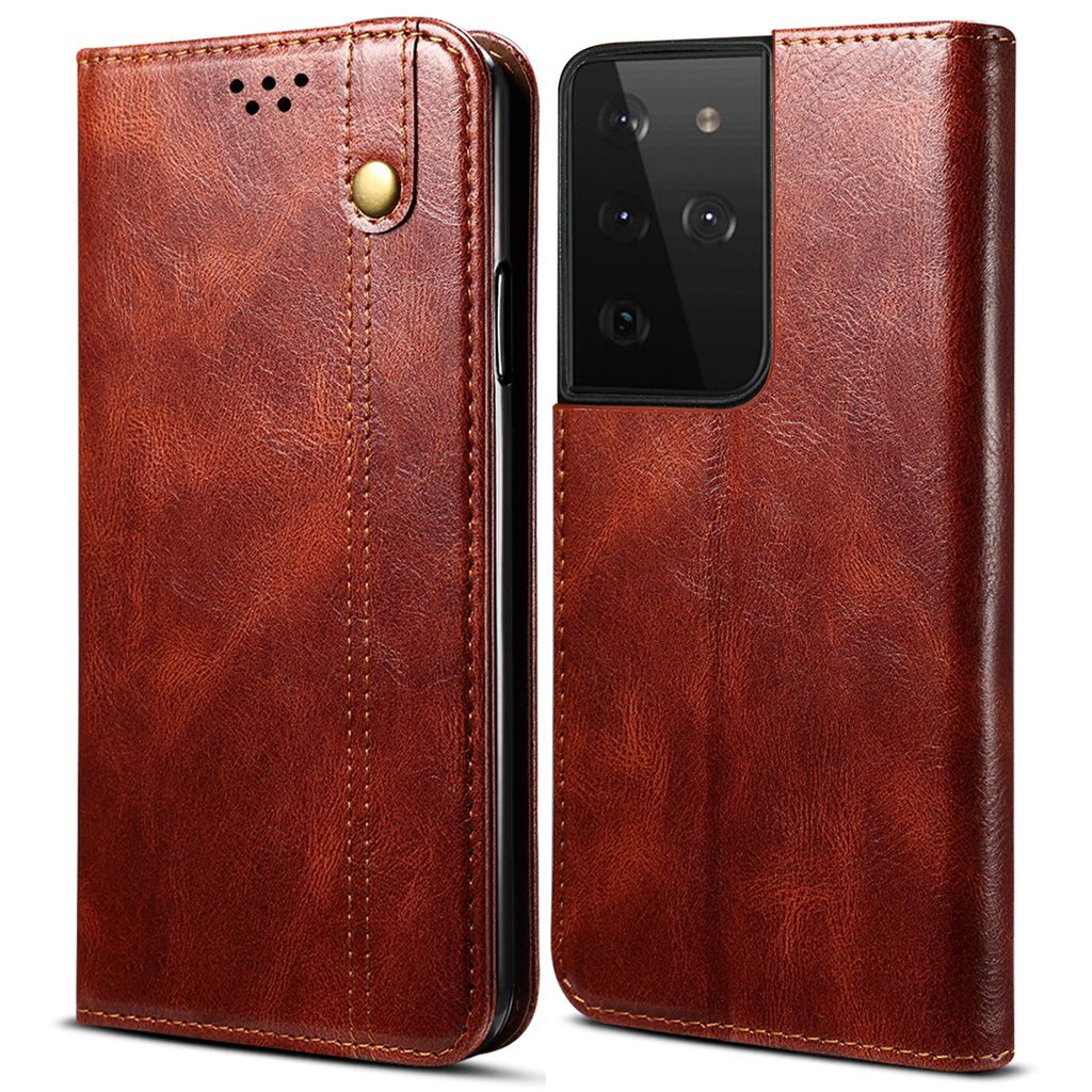 Custodia per Samsung Galaxy S23 Ultra in pelle flip case Immagine del prodotto 