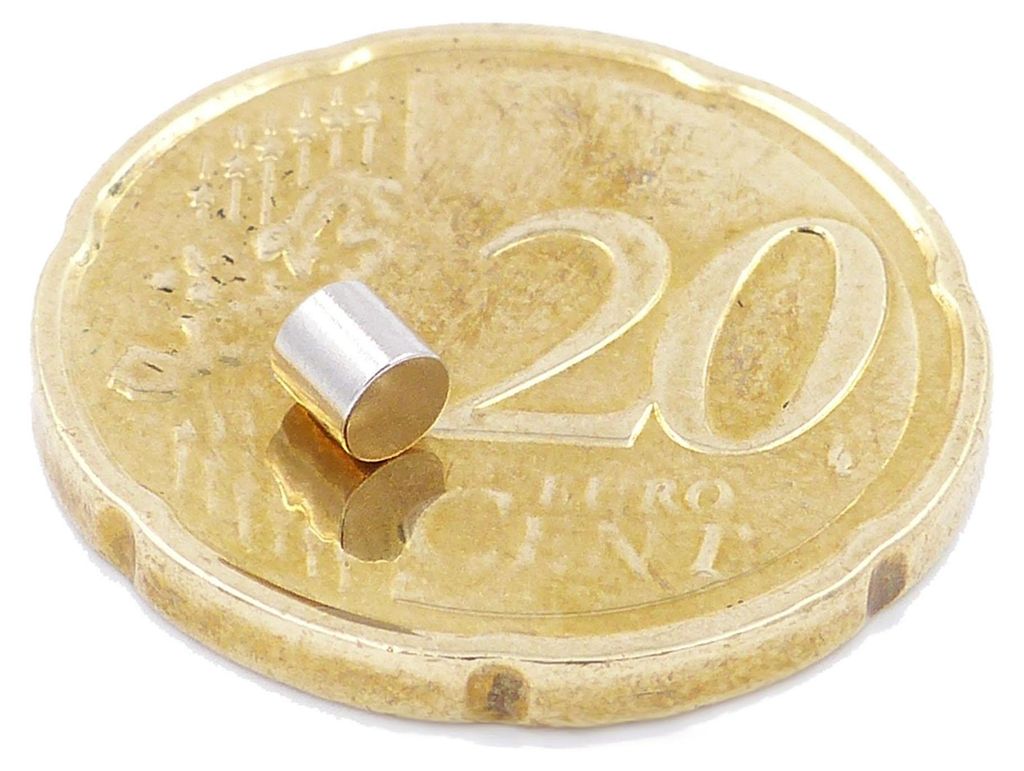 Aprilheld | 10 Scheibenmagnete 3x3 mm | N52 Klasse Neodym Magnete | Modellbau