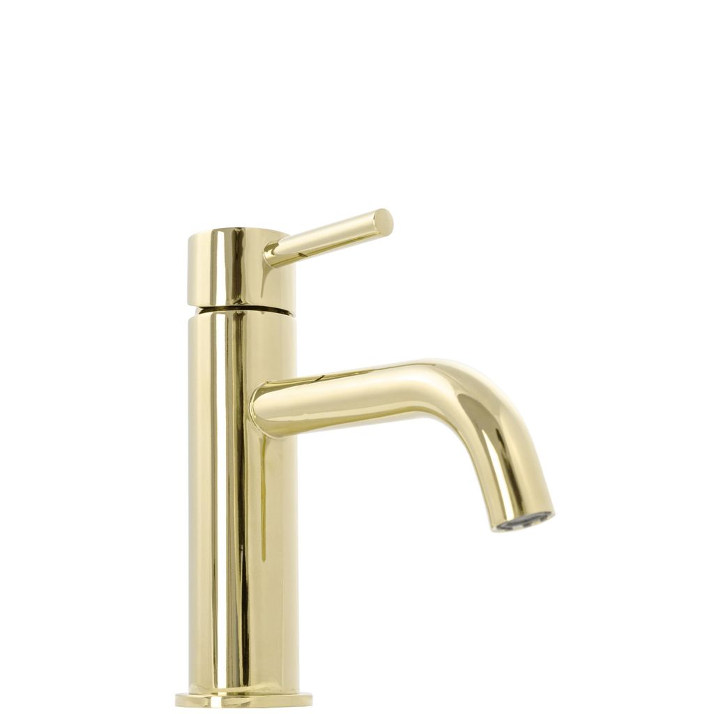 Rea Waschbeckenarmatur Lungo Low Gold