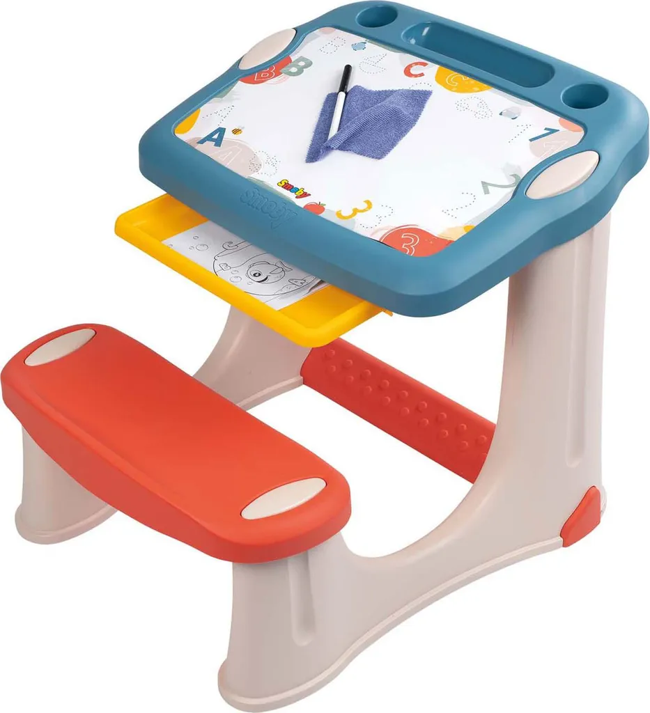 Bureau Premier Âge Smoby 420224 Idéal pour Apprendre à Écrire et Tracer - 2