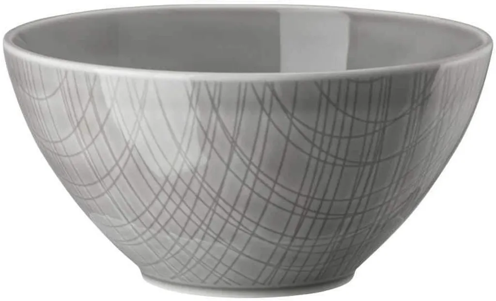 Rosenthal Mesh Colours Mountain Schale 18cm | Ciotola Alta Porcellana Grigia