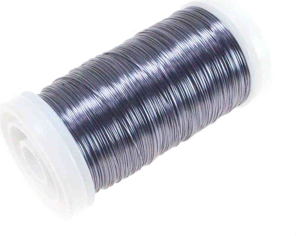 100g Myrtendraht Dekodraht Ø0,3mm ca.160m Basteldraht Dekolackdraht Lackdraht, Farbe:flieder